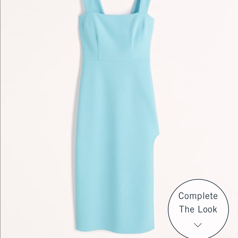 Abercrombie Wide Strap Midi Dress